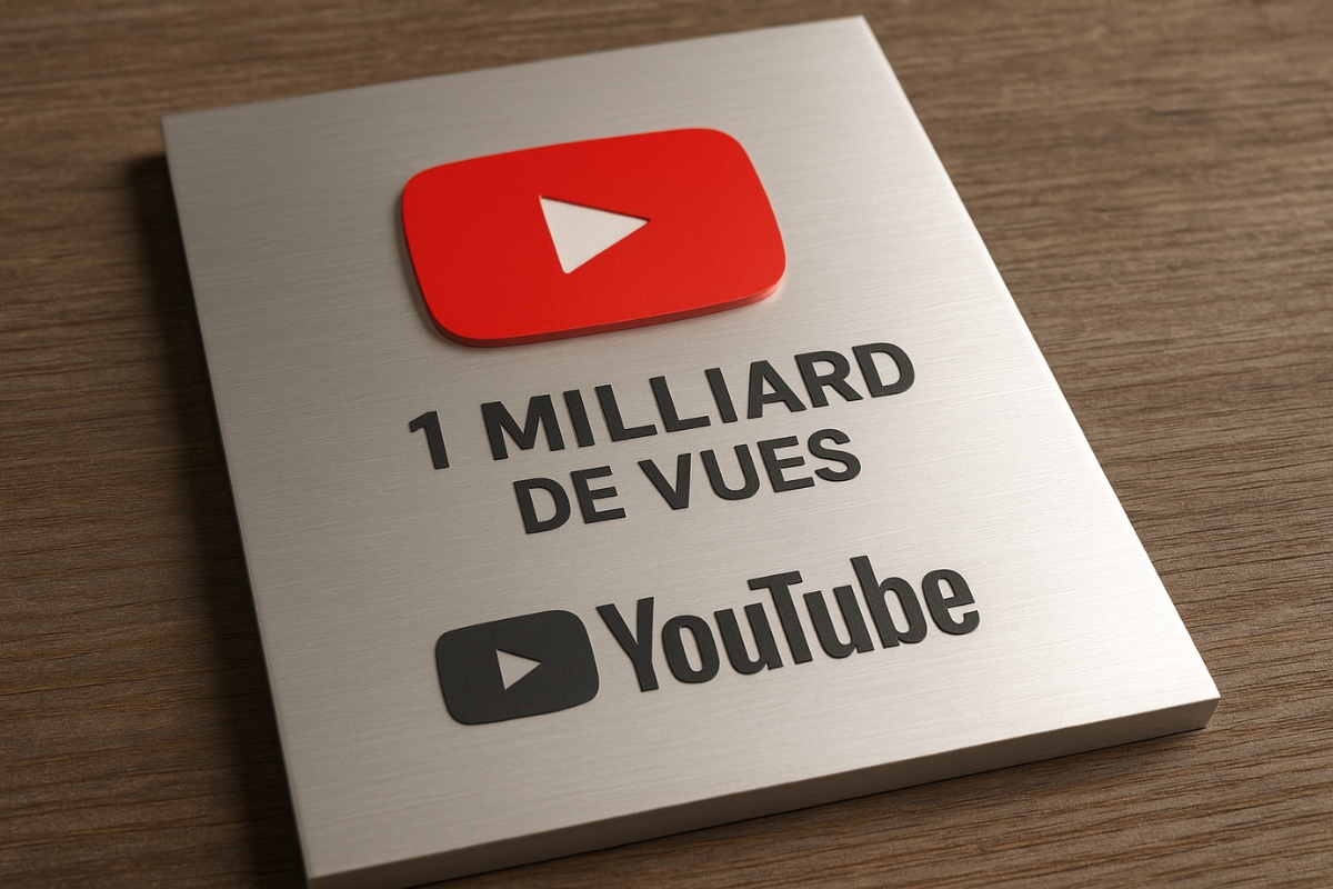 1 milliard de vue YouTube prix