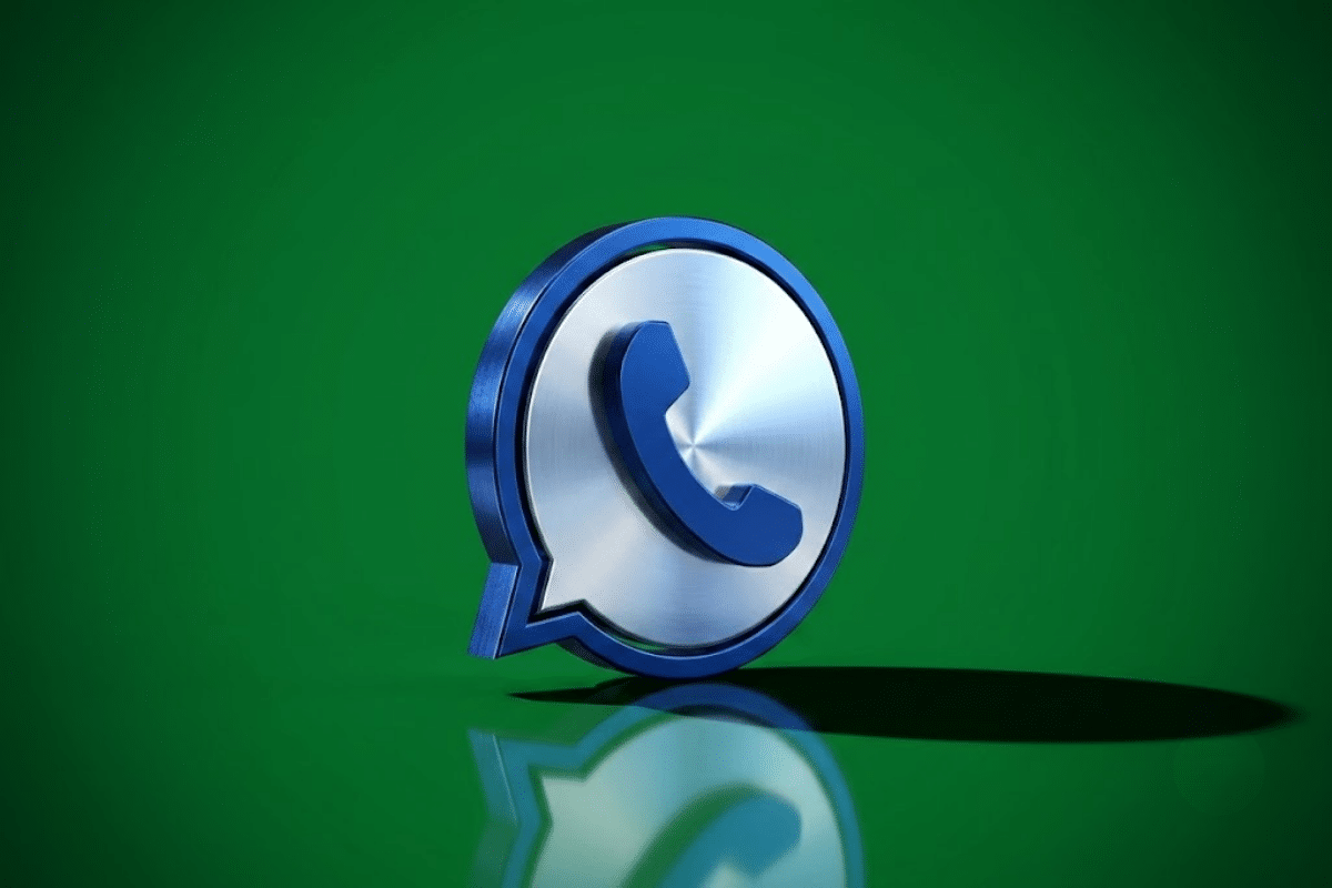 rond bleu WhatsApp